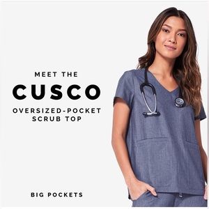 BNWT- Figs Cusco Scrub Top